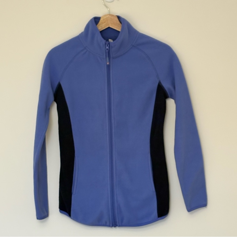 White Cross Women’s Polar Light/Navy Blue Fleece Scrub Jacket, Size XS,